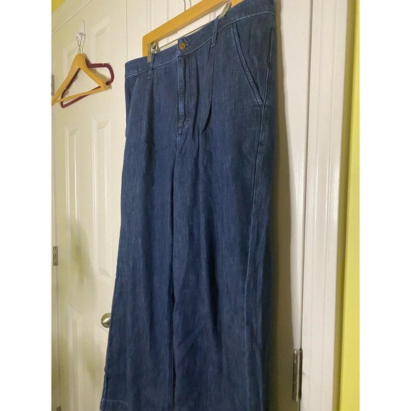 J. Crew Factory Pleated Trouser Jeans Soze 35P - Picture 5 of 8